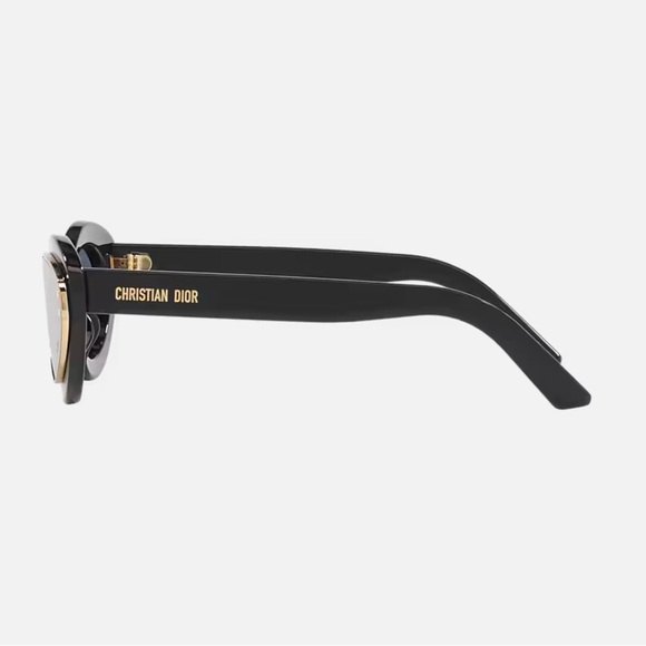 Dior Women´s Black and Gold Sunglasses